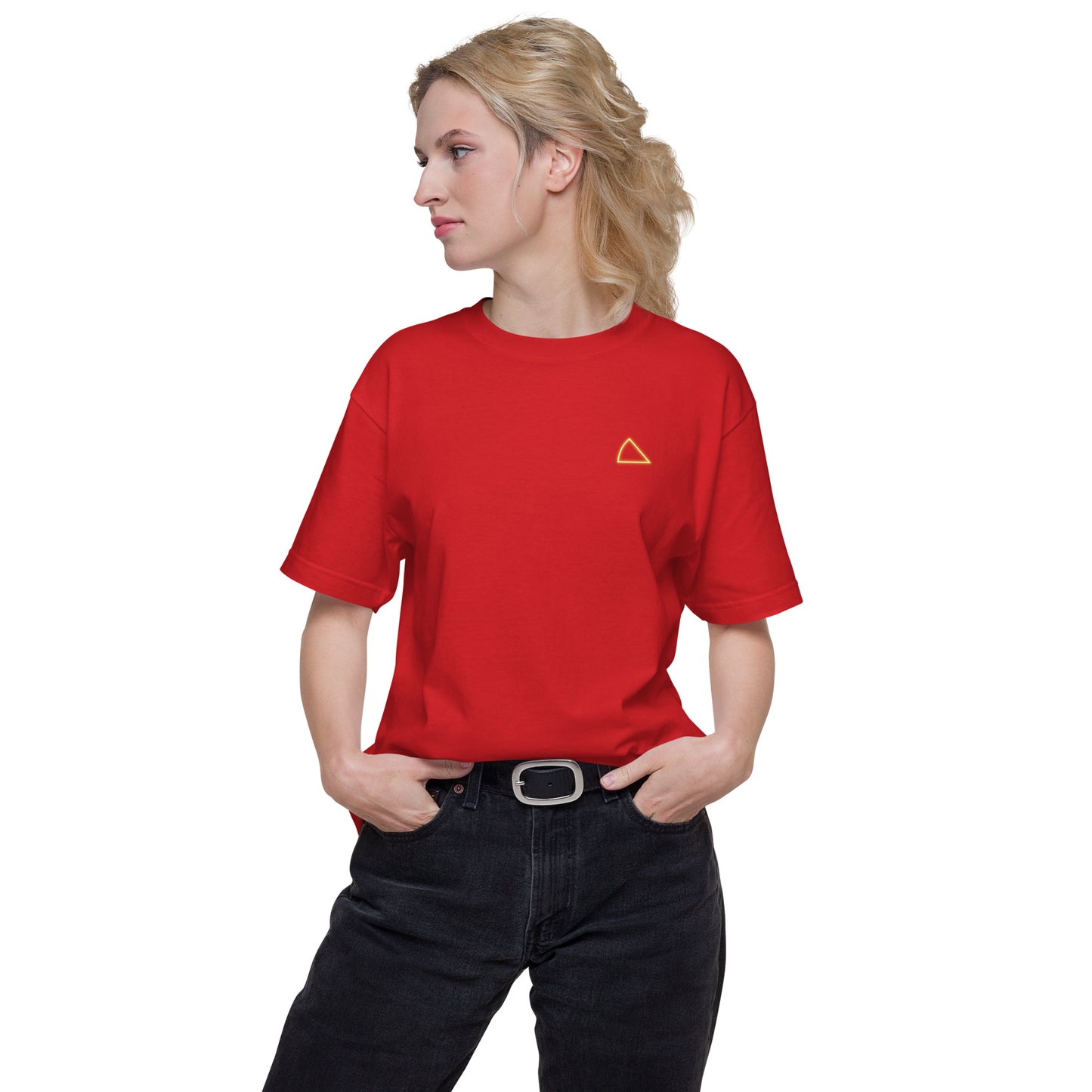 NYCT バックプリント ユニセックス ヘビーウェイト 半袖Tシャツ